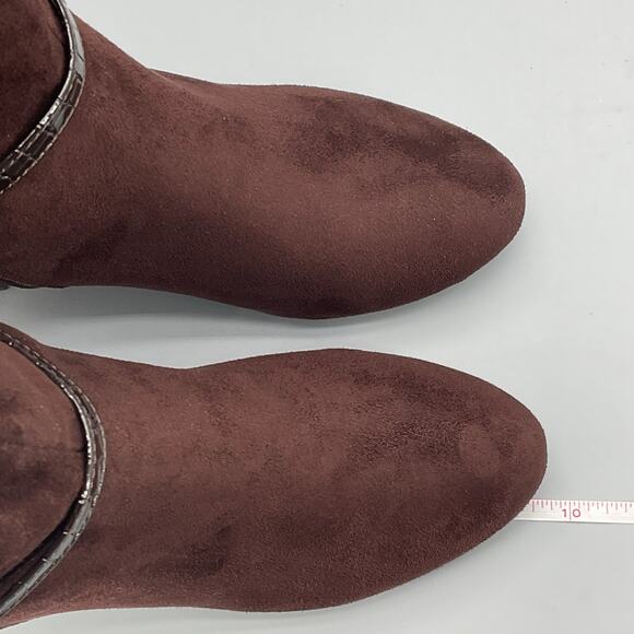 NEW Jones New York Women’s Isalee Knee High Dress Boots Brown Size 8M WC - Picture 7 of 10